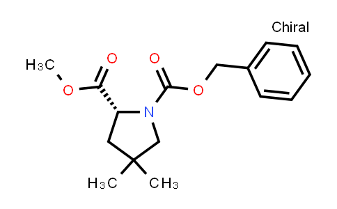 (R)-1-Cbz-4,4-dimethyl-pyrrolidine-2-carboxylic acid methyl ester