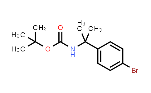 [1-(4-Bromo-phenyl)-1-methyl-ethyl]-carbamic acid tert-butyl ester