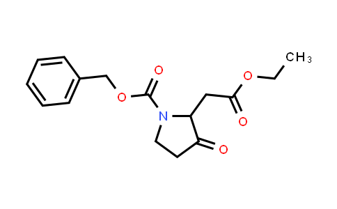 1-N-Cbz-2-ethoxycarbonylmethyl-3-oxo-pyrrolidine