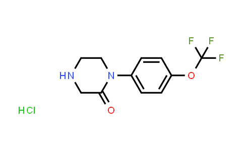 1-(4-Trifluoromethoxy-phenyl)-piperazin-2-one hydrochloride