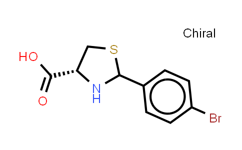 L-2-(4-bromophenyl)-1,3-thiazolane-4-carboxylic acid