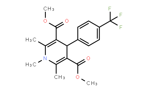 1,2,6-三甲基-4- [4-（三氟甲基）苯基] -4H-吡啶-3,5-二甲酸二甲酯
