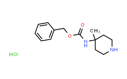 (4-Methyl-piperidin-4-YL)-carbamic acid benzyl ester hydrochloride