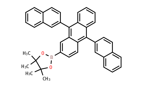 2-硼酸频哪酯酯-9,10-双(2-萘基)蒽