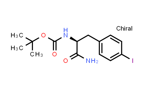 S-[1-carbamoyl-2-(4-iodo-phenyl)-ethyl]-carbamic acid tert-butyl ester