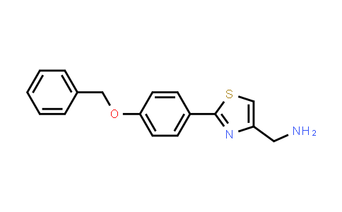 C-[2-(4-benzyloxy-phenyl)-thiazol-4-YL]-methylamine