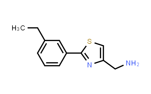 C-[2-(3-ethyl-phenyl)-thiazol-4-YL]-methylamine