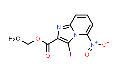 3-Iodo-5-nitro-imidazo[1,2-A]pyridine-2-carboxylic acid ethyl ester