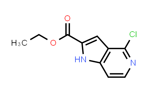 4-Chloro-1H-pyrrolo[3,2-C]pyridine-2-carboxylic acid ethyl ester