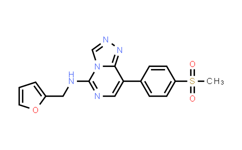 N-(furan-2-ylmethyl)-8-(4-methylsulfonylphenyl)-[1,2,4]triazolo[4,3-C]pyrimidin-5-amine