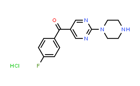 (4-Fluorophenyl)-(2-piperazin-1-ylpyrimidin-5-YL)methanone hydrochloride