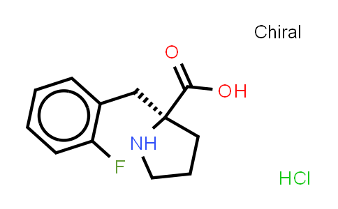 (S)-α-(2-fluoro-benzyl)-proline•HCl