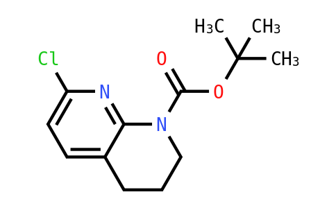 叔-丁基 7-氯-3,4-二氫-1,8-萘啶-1(2H)-甲酸基酯