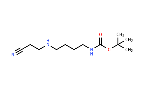 Tert-butyl N-{4-[(2-cyanoethyl)amino]butyl}carbamate
