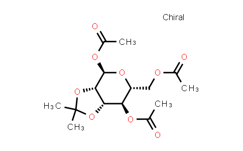 1,4,6-三-氧-乙酰基-2,3-氧-亚异丙基-α-D-吡喃甘露糖