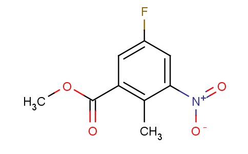 5-氟-2-甲基-3-硝基苯甲酸甲酯