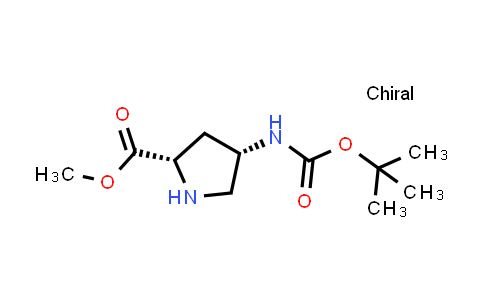 L-Proline, 4-[[(1,1-dimethylethoxy)carbonyl]amino]-, methyl ester, (4S)-