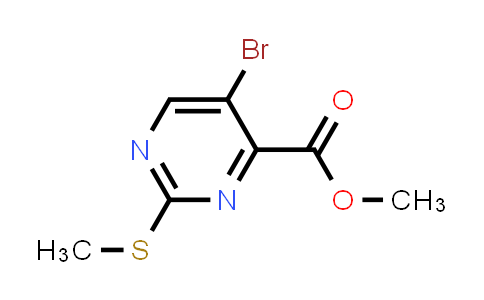 methyl 5-bromo-2-(methylsulfanyl)pyrimidine-4-carboxylate
