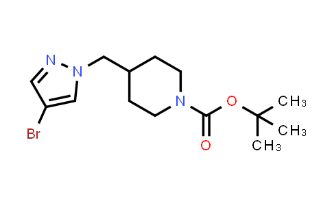 tert-butyl 4-[(4-bromo-1H-pyrazol-1-yl)methyl]piperidine-1-carboxylate