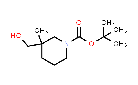 tert-butyl 3-(hydroxymethyl)-3-methylpiperidine-1-carboxylate