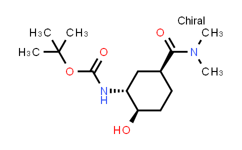 tert-butyl N-[(1R,2R,5S)-5-(dimethylcarbamoyl)-2-hydroxycyclohexyl]carbamate