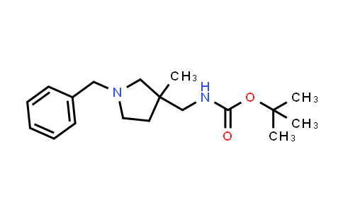 tert-butyl N-[(1-benzyl-3-methylpyrrolidin-3-yl)methyl]carbamate