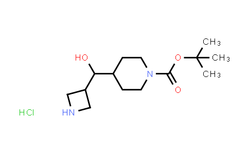 tert-butyl 4-[(azetidin-3-yl)(hydroxy)methyl]piperidine-1-carboxylate hydrochloride