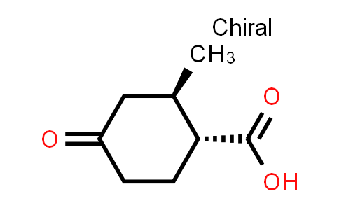 trans-2-methyl-4-oxocyclohexane-1-carboxylic acid