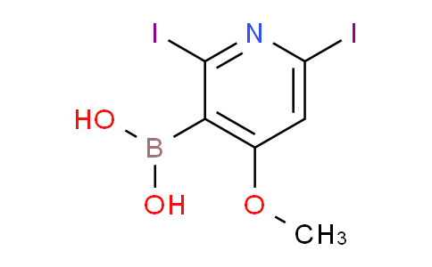 (2,6-Diiodo-4-methoxy-3-pyridinyl)-boronic acid