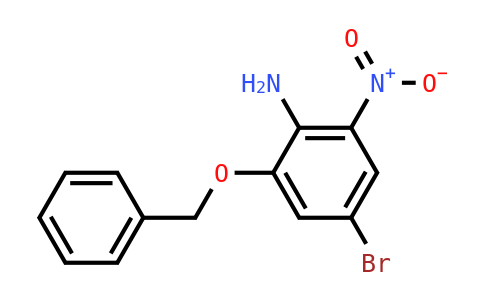 2-(芐氧基)-4-溴-6-硝基苯胺