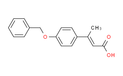 (E)-3-(4-(Benzyloxy)phenyl)but-2-enoic acid
