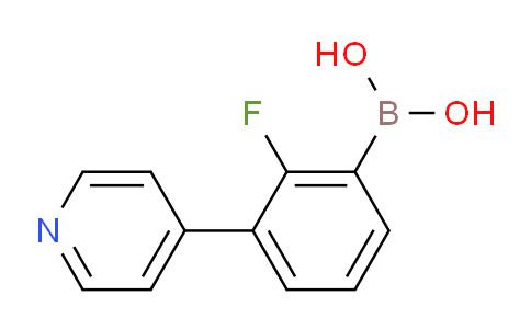 [2-Fluoro-3-(pyridin-4-yl)phenyl]boronic acid