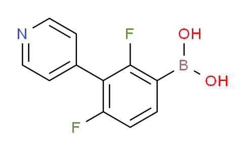 [2,4-Difluoro-3-(pyridin-4-yl)phenyl]boronic acid