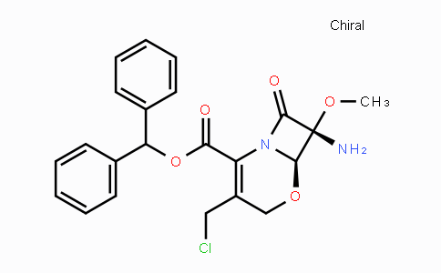 (6R,7R)-Benzhydryl 7-amino-3-(chloromethyl)-7-methoxy-8-oxo-5-oxa-1-azabicyclo[4.2.0]oct-2-ene-2-carboxylate