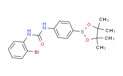1-(2-Bromophenyl)-3-(4-(4,4,5,5-tetramethyl-1,3,2-dioxaborolan-2-yl)phenyl)urea