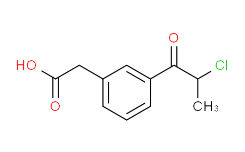 1-(3-(Carboxymethyl)phenyl)-2-chloropropan-1-one