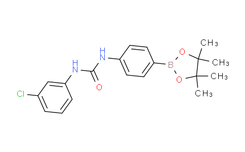 1-(3-Chlorophenyl)-3-(4-(4,4,5,5-tetramethyl-1,3,2-dioxaborolan-2-yl)phenyl)urea