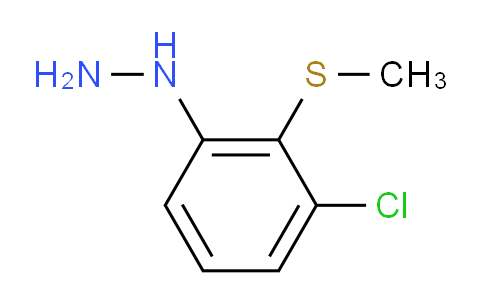 1-(3-Chloro-2-(methylthio)phenyl)hydrazine