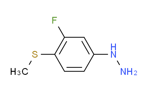 1-(3-Fluoro-4-(methylthio)phenyl)hydrazine