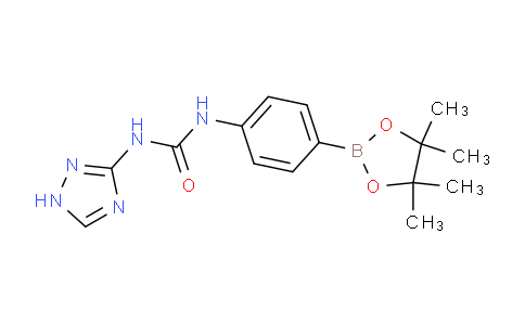 1-(4-(4,4,5,5-tetramethyl-1,3,2-dioxaborolan-2-yl)phenyl)-3-(1H-1,2,4-triazol-3-yl)urea