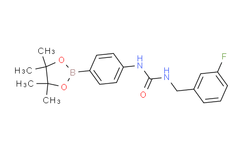 1-(3-Fluorobenzyl)-3-(4-(4,4,5,5-tetramethyl-1,3,2-dioxaborolan-2-yl)phenyl)urea