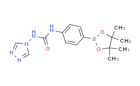 1-(4-(4,4,5,5-tetramethyl-1,3,2-dioxaborolan-2-yl)phenyl)-3-(4H-1,2,4-triazol-4-yl)urea