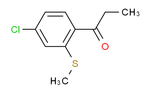 1-(4-Chloro-2-(methylthio)phenyl)propan-1-one