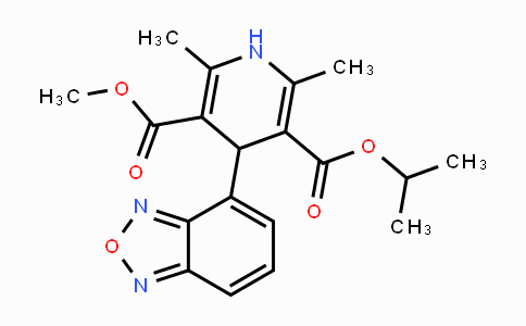 4-(2,1,3-Benzoxadiazol-4-yl)-2,6-dimethyl-1,4-dihydro-3-isopropyloxycarbonyl-pyridine-5-carboxylic acid methyl ester