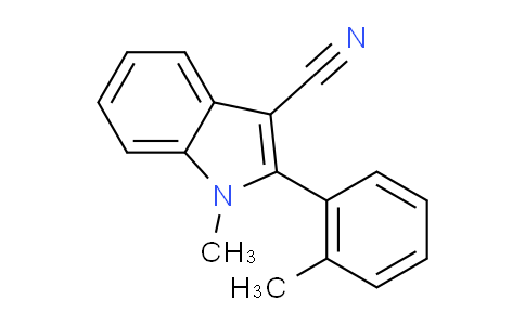 1-Methyl-2-(o-tolyl)-1H-indole-3-carbonitrile