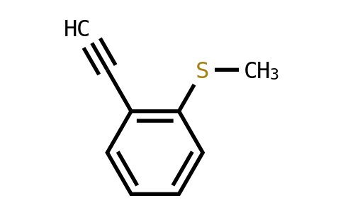 1-乙炔基-2-(甲硫基)苯