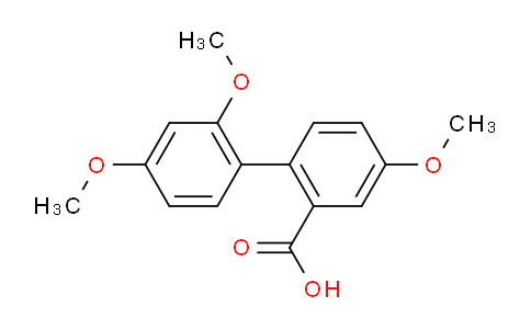 2-(2,4-Dimethoxyphenyl)-5-methoxybenzoic acid
