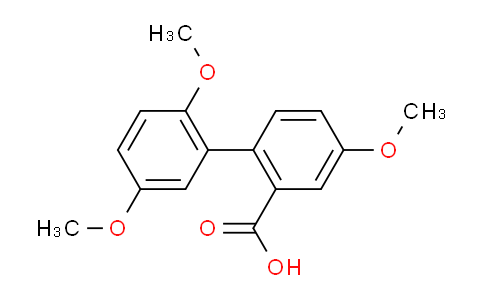 2-(2,5-Dimethoxyphenyl)-5-methoxybenzoic acid