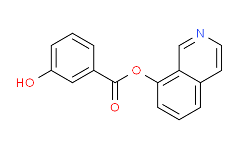 isoquinolin-8-yl 3-hydroxybenzoate