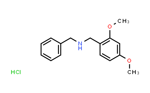 N-[(2,4-dimethoxyphenyl)methyl]-1-phenylmethanamine hydrochloride